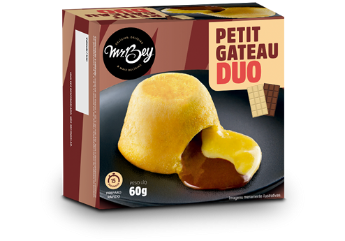 Petit Gateau Duo 60g c/24