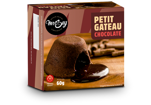 Petit Gateau Chocolate 60g c/24