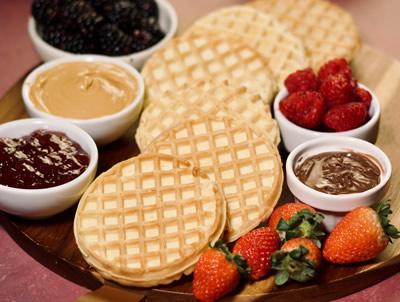 Dessert Platter with Waffles